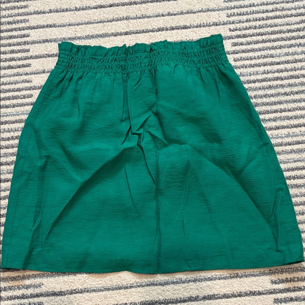 J. Crew Vibrant Green A-Line Skirt